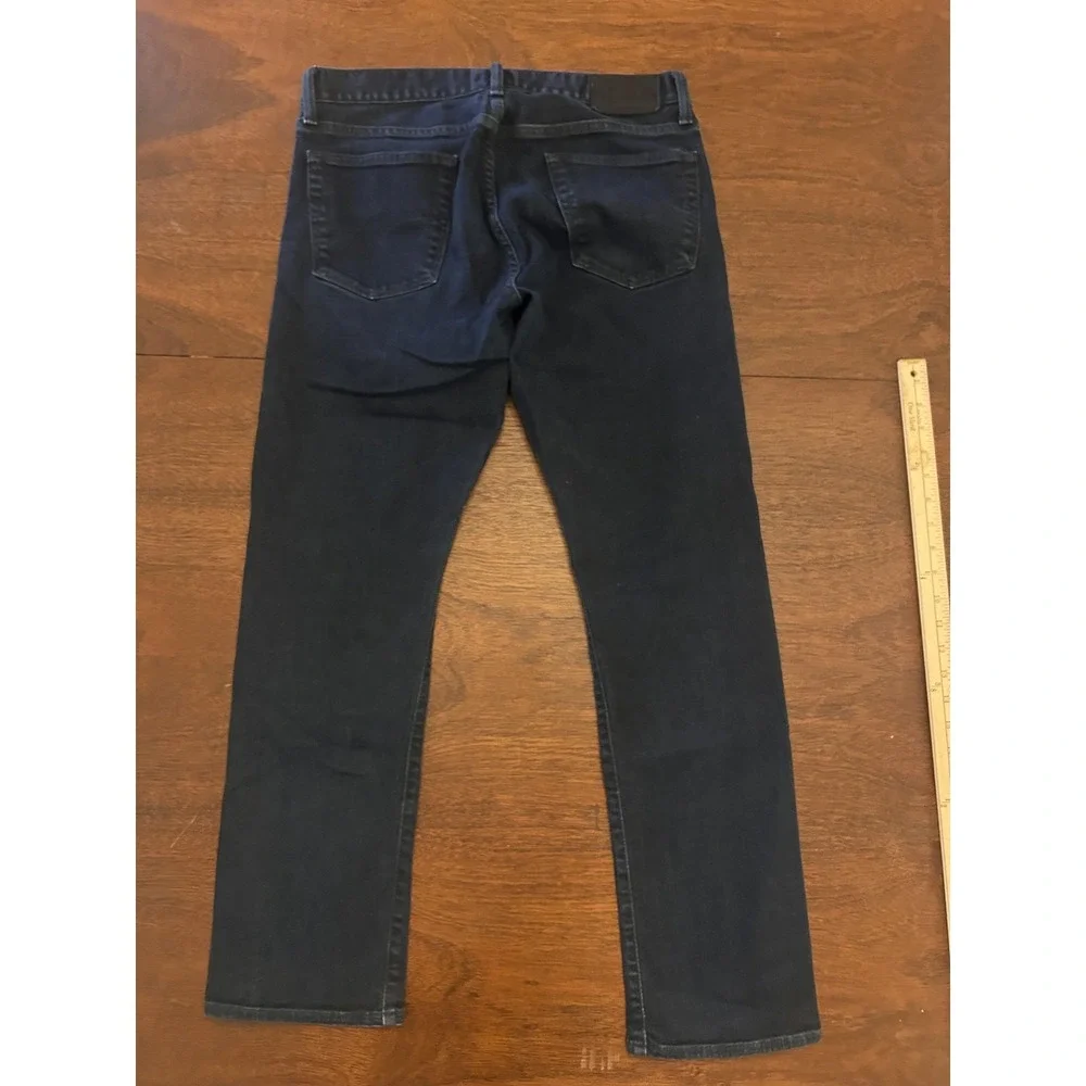 Polo Ralph Lauren Jeans Mens 32x32 Blue Straight Dark Wash Stretch Denim